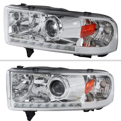 1994-2001 Dodge RAM 1500/ 1994-2002 RAM 2500 3500 Headlights LED Light Chrome