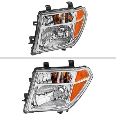 2005-2008 Nissan Frontier/2005-2006 Pathfinder Factory Headlights Chrome/Clear