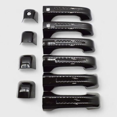 2019-2023 RAM RAM 2500/3500 Door Handle Cover Gloss Black 10Pcs ABS Plastic