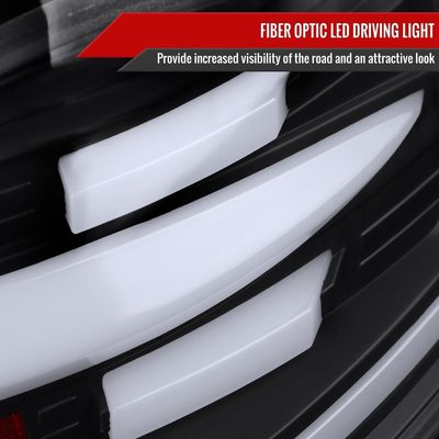 1997-2004 Porche Boxster 986 LED Sequential Tail Lights Matte Black/Clear Lens