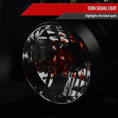 2002-2006 Cadillac Escalade Dual Halo Projector Headlights SMD LED Light Smoke