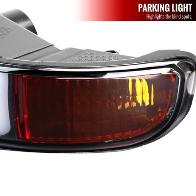 1999-2006 GMC Sierra/Yukon/Yukon XL Headlights&Signal Bumper Lights Black