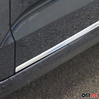 2017-2026 Ford Escape Side Door Molding Trim Skirt Garnish Stainless Steel Silver 4 Pcs
