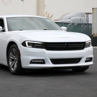 2015-2023 Dodge Charger LED Projector Headlights LED Turn Signal Black