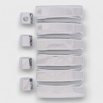 2004-2024 Nissan Titan Door Handle Cover 4DR ABS Plastic Gloss Chrome 10 Pcs