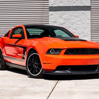 2010-2014 Ford Mustang LED Bar Projector Headlights Turn Signals Jet Black