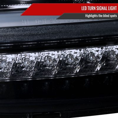 2010-2011 Kia Soul Projector Headlights LED Light Bar&LED Signal Lights Smoke