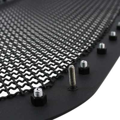 2013-2018 RAM 1500 1500 Rivet Style Black Stainless Steel Mesh Grille Insert