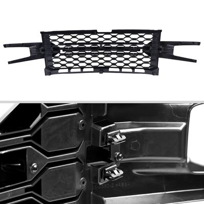 2019-2022 Chevrolet Silverado 1500 LT Glossy Black Honeycomb Hood Grille