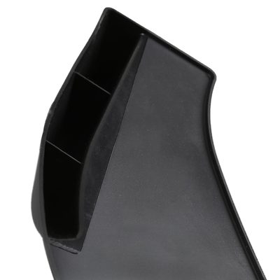 Universal Matte Black Polypropylene 3Pcs Bumper Lip Body Kit Splitter Spoiler