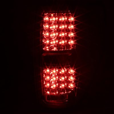 2009-2014 Ford F-150 LED Tail Lights Chrome Housing/Clear Lens