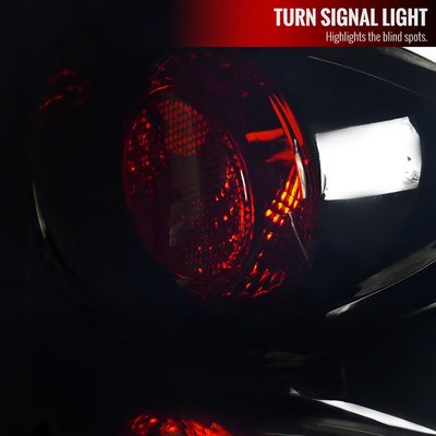 2002-2006 Dodge RAM Tail Lights Glossy Black Housing/Smoke Lens