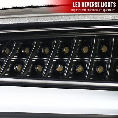 2015-2017 VW GTI/Golf LED Tail Lights Matte Black Housing/Clear Lens