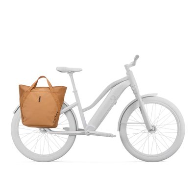 Alforjas Chasm Courier Thule color Narajna de 25L con sistema InLock