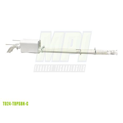 Toyota Tacoma, 2005-2023, V6 - MPI Bullnoze Exhaust Series
