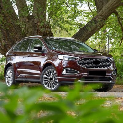 2015-2024 Ford Edge Mirror Cover Caps Gloss Black 2Pcs ABS Plastic