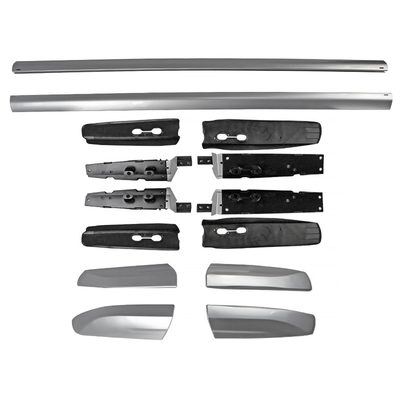 2008-2013 Toyota Highlander Chrome Powder Coated Alu Roof Rack Cross Bars