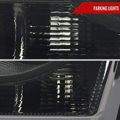 For Chrysler 300 2005-2010 Factory Style Headlights Chrome Housing Smoked Lens