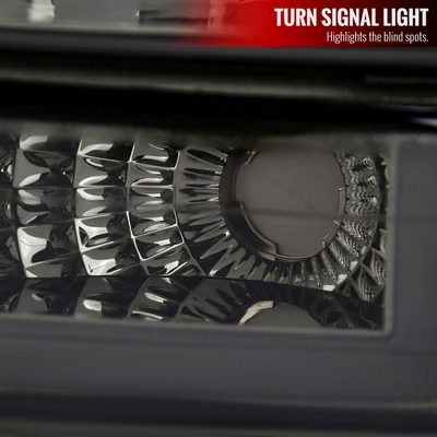 1999-2002 Chevy Silverado 1500 2500/Tahoe Suburban LED Headlights Chrome&Smoke