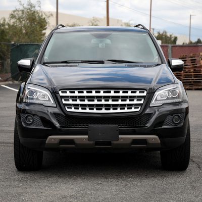 2009-2011 Mercedes W164 ML-Class LED Sequetial Signal Headlights Matte Black