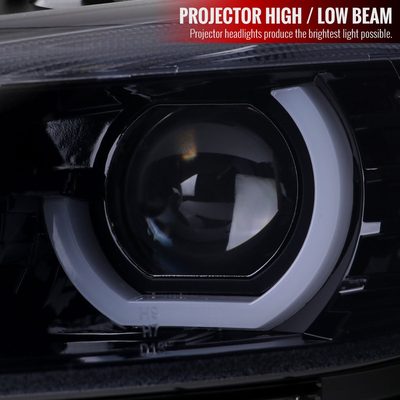 2012-2015 BMW F30 3 Series Sedan Dual LED Headlights LED Signal Smoke