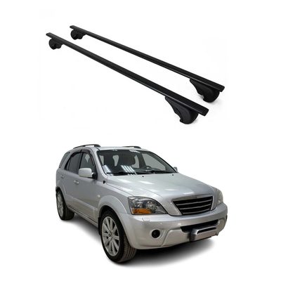 2003-2009 Kia Sorento Roof Rack Cross Bars Black