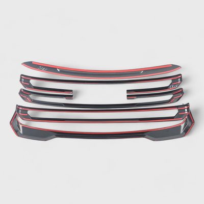 2020-2023 GMC Acadia Grille Overlay Gloss Black 5Pcs ABS Plastic