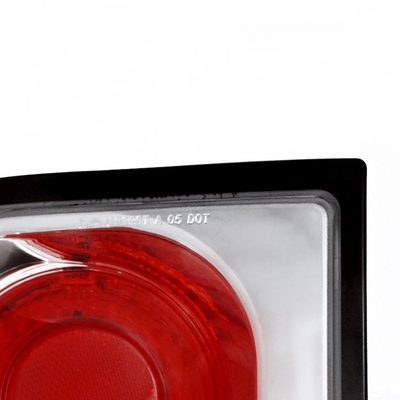 2005-2006 Jeep Grand Cherokee Tail Lights Chrome Housing/Clear Lens