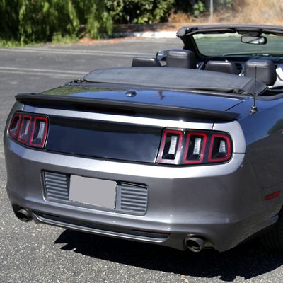 2010-2014 Ford Mustang Matte Black ABS Factory GT500 Style Rear Spoiler