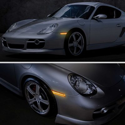 For Porsche 911 997/ 987 987C 2006-2011 LED Turn Signal Smoke With Seqential