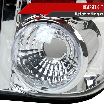 2003-2006 Ford Expedition Tail Lights Chrome Housing/Clear Lens