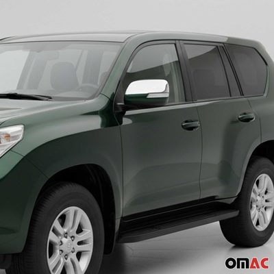 2010-2013 Lexus GX 460 Side Mirror Cover Caps Stainless Steel Silver 2 Pcs