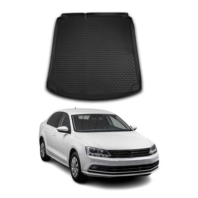 2011-2018 Volkswagen Jetta A6 Cargo Liner Trunk Mat All Weather Black