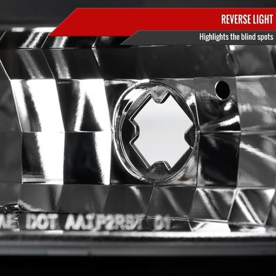 2005-2015 Nissan Armada V2 LED Tail Lights Matte Black Housing/Clear Lens