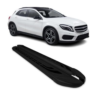 2015-2019 Mercedes GLA Class X156 Running Boards Side Steps Black