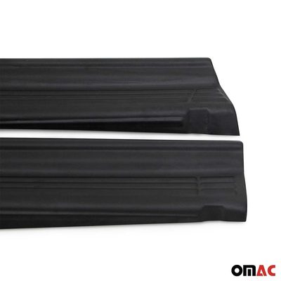 2023-2026 RAM ProMaster Door Sill Scuff Plate Scratch Protector Black 2 Pcs