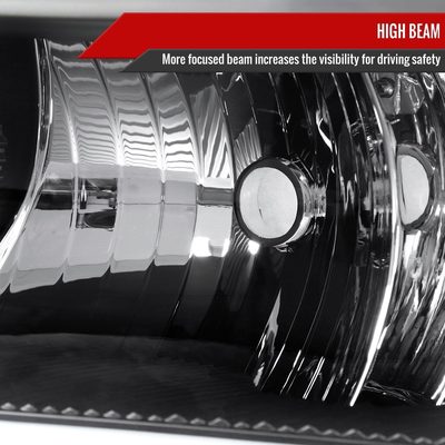 2004-2012 Chevy Colorado/ Canyon/ISUZU I-Series Factory Headlights LED Black