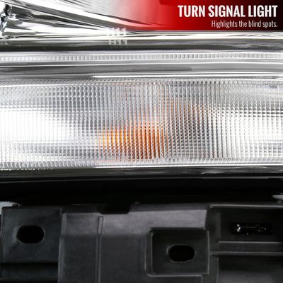 2019-2024 Dodge RAM 2500/3500/4500/5500 Factory Style Headlights Chrome/Clear