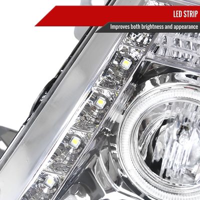 2004-2008 Ford F-150/ 2006-2008 Lincoln Mark LT Dual Halo Headlights LED Light