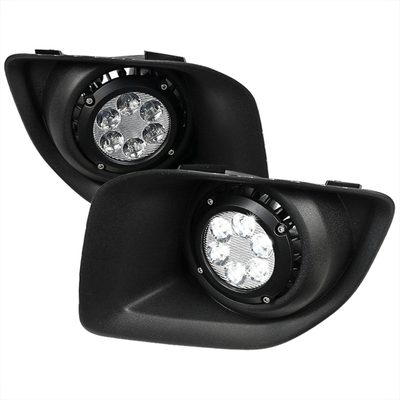 2015-2018 GMC Canyon 6-LED Fog Lights Kit Chrome Housing/Clear Lens