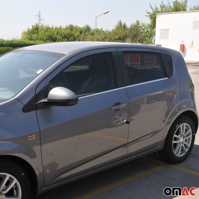 2012-2015 Chevrolet Sonic Hatchback Window Molding Trim Streamer Stainless Steel