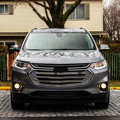 2018-2021 Chevrolet Traverse Grille Overlay Chrome 4Pcs ABS Plastic