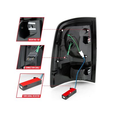 Anzo Smoked Black LED Tail Lights 311319