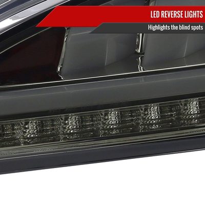 2010-2016 Hyundai Genesis Coupe White Bar LED Tail Lights Chrome/Smoke