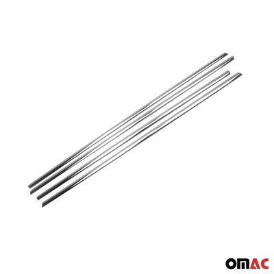 2015-2021 VW Golf GTI MK7 Window Molding Trim Streamer Stainless Steel Silver 4 Pcs