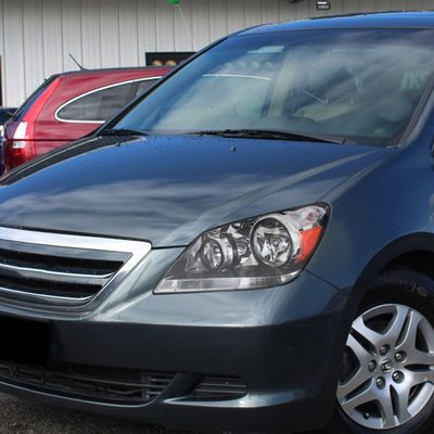 2005-2007 Honda Odyssey Factory Crystal Headlights w/9006 Bulbs Chrome/Clear