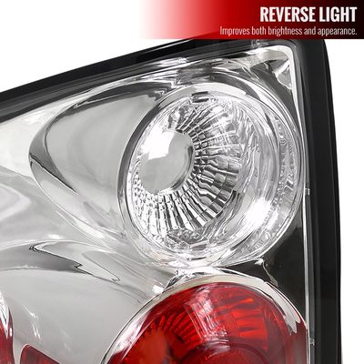 1994-2004 Chevy S10/ GMC Sonoma/ Isuzu Hombre Tail Lights Chrome/Clear Lens