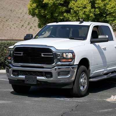 For Dodge RAM 2500 3500 2019-2024 Factory Style Crystal Headlight Driver Side Only Black Housing Clear Lens