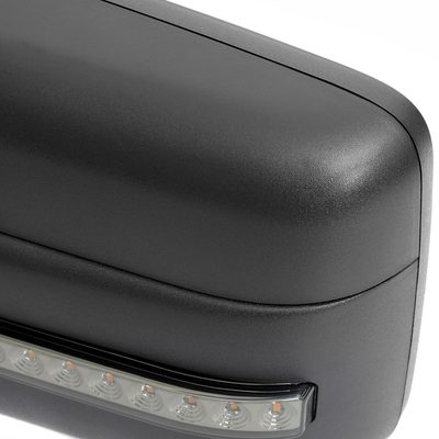 2007-2014 Ford F150 Black Heated Side Mirrors LED Turn Signal & Puddle Light