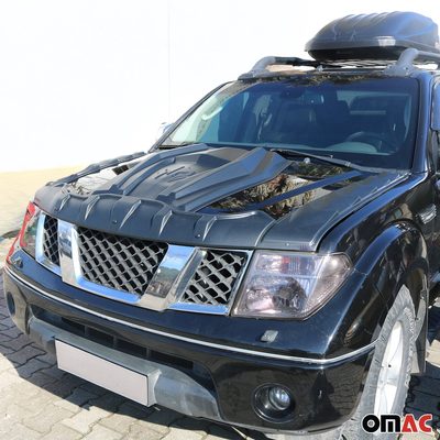 2005-2021 Nissan Frontier Front Bug Shield Hood Deflector 3Pcs